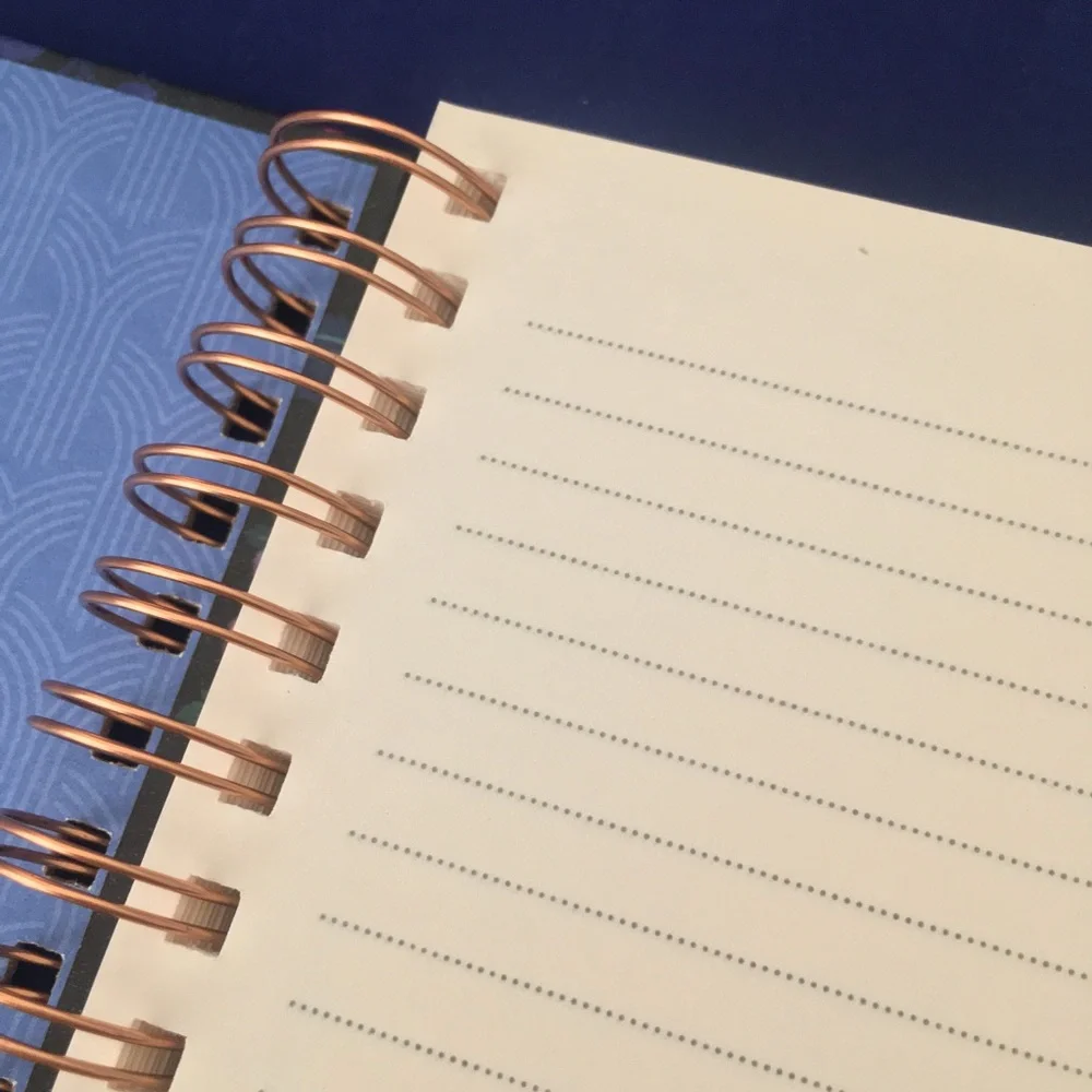 Clementine Spiral Notebook ~ Seek Magic Everyday